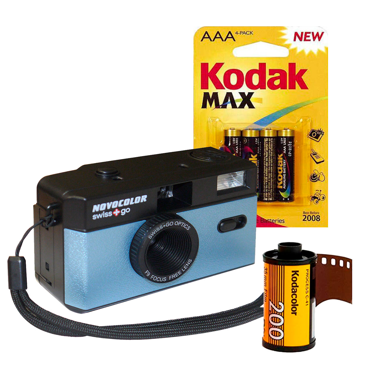swiss+go – Novocolor cámara analógica 35mm reusable con flash - Foto R3,  film lab y fotografía analógica